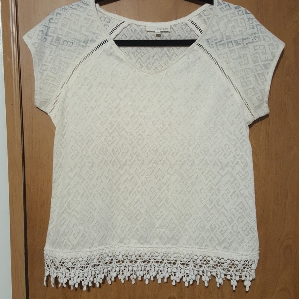 🌼v neck short sleeve blouse🌼